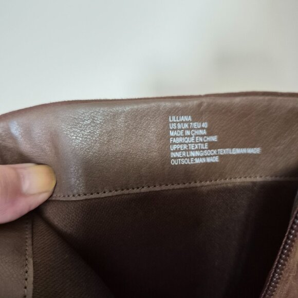 Chocolate Brown Faux Suede Boots - Picture 7 of 14